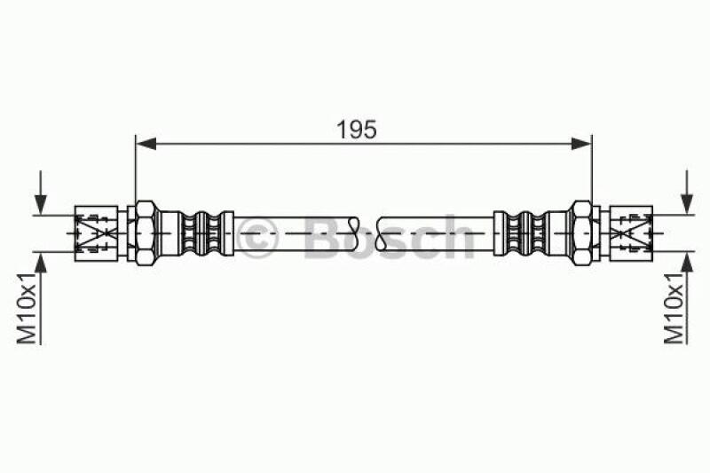 BOSCH Bremsschlauch