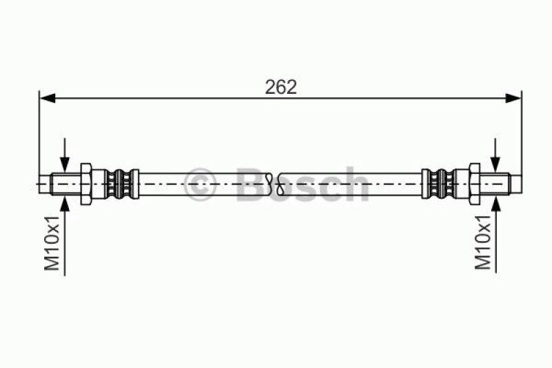 BOSCH Bremsschlauch 1 987 481 203