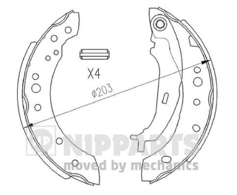 Brake Shoe Set