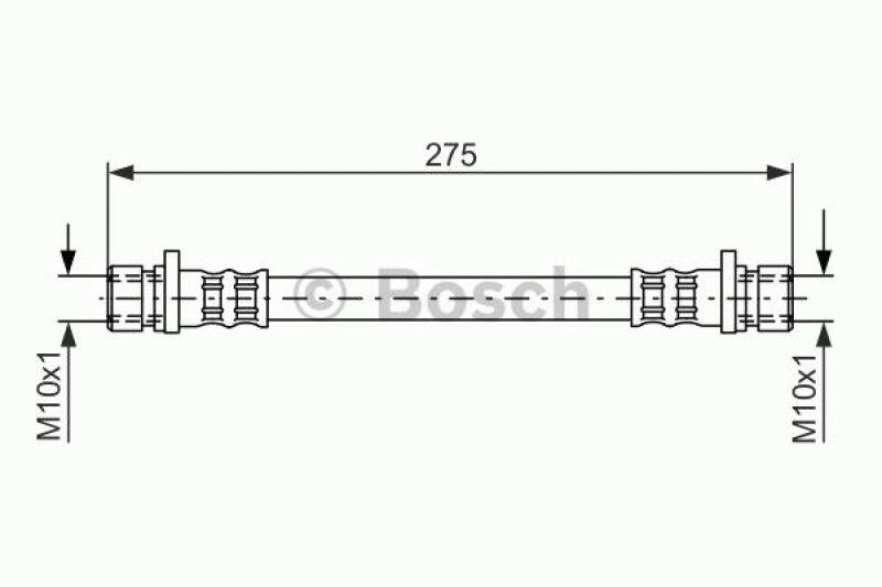 BOSCH Bremsschlauch 1 987 481 210