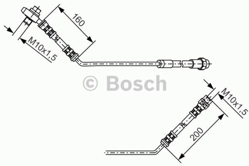 BOSCH Bremsschlauch 1 987 476 054