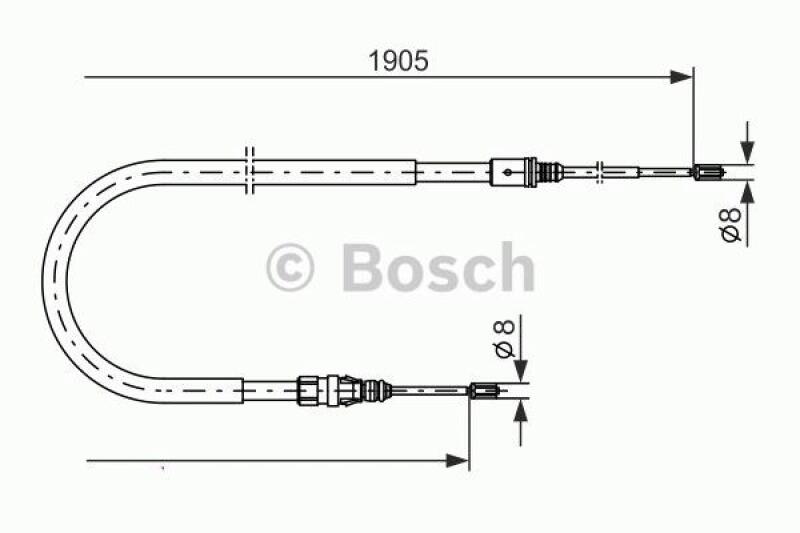 BOSCH Seilzug, Feststellbremse