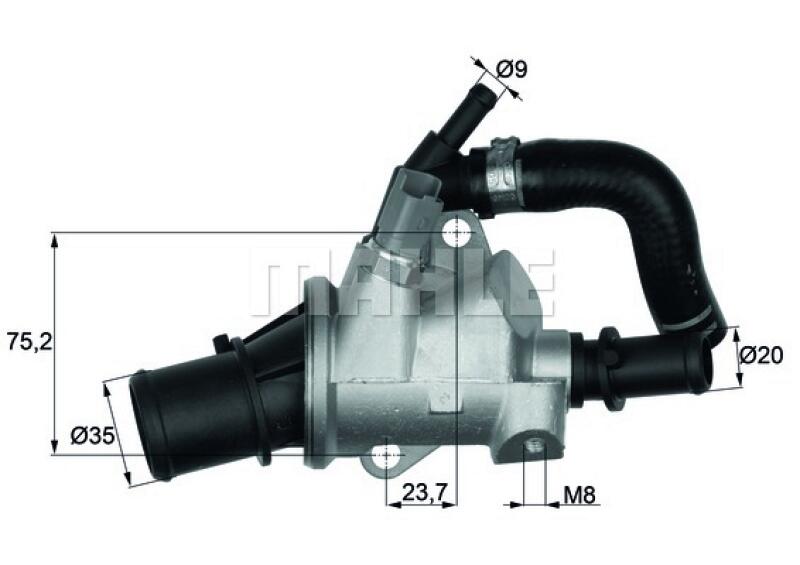 BEHR Thermostat für Kühlmittel / Kühlerthermostat