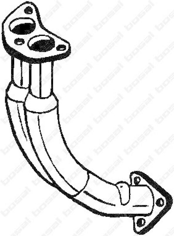 BOSAL Exhaust Pipe