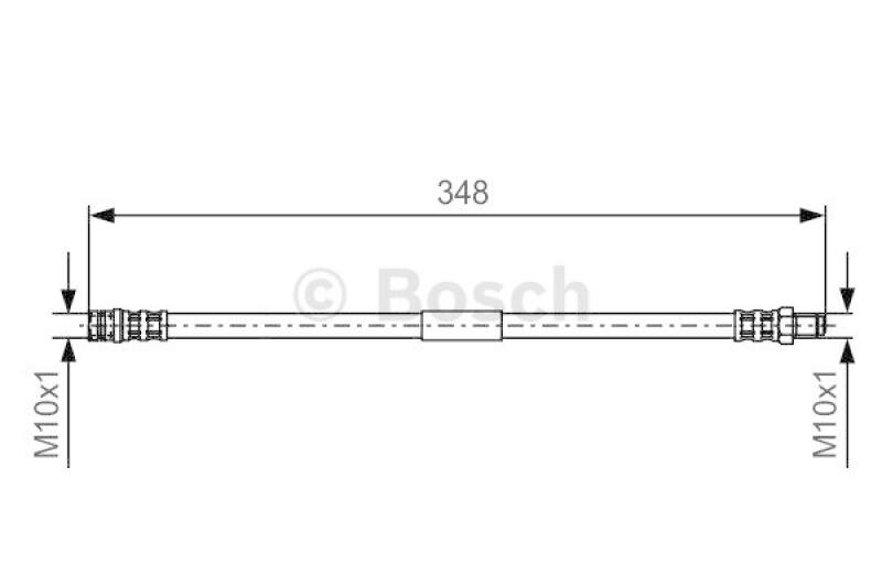 BOSCH Bremsschlauch 1 987 476 080