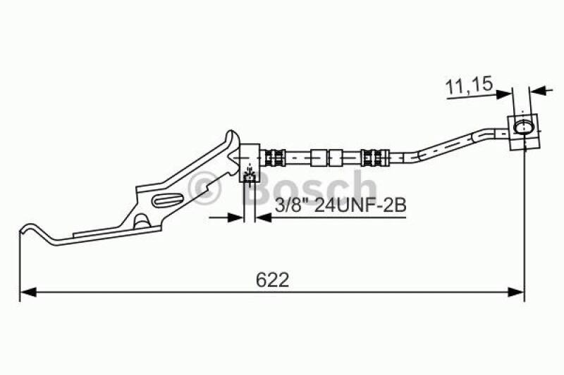 BOSCH Bremsschlauch 1 987 476 086