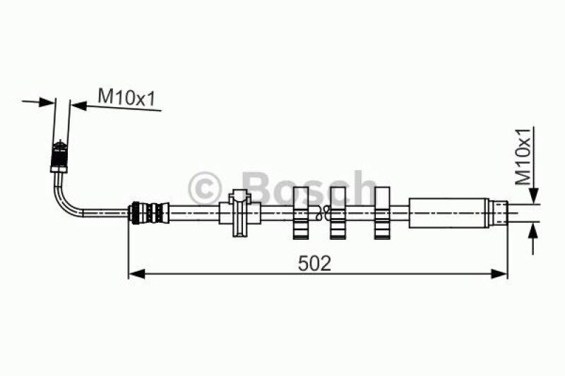BOSCH Bremsschlauch 1 987 481 264
