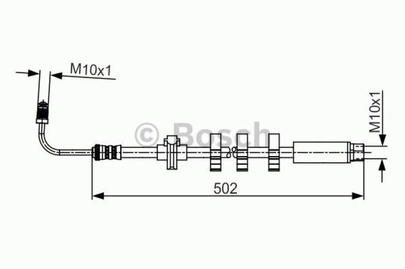 BOSCH Bremsschlauch 1 987 481 265