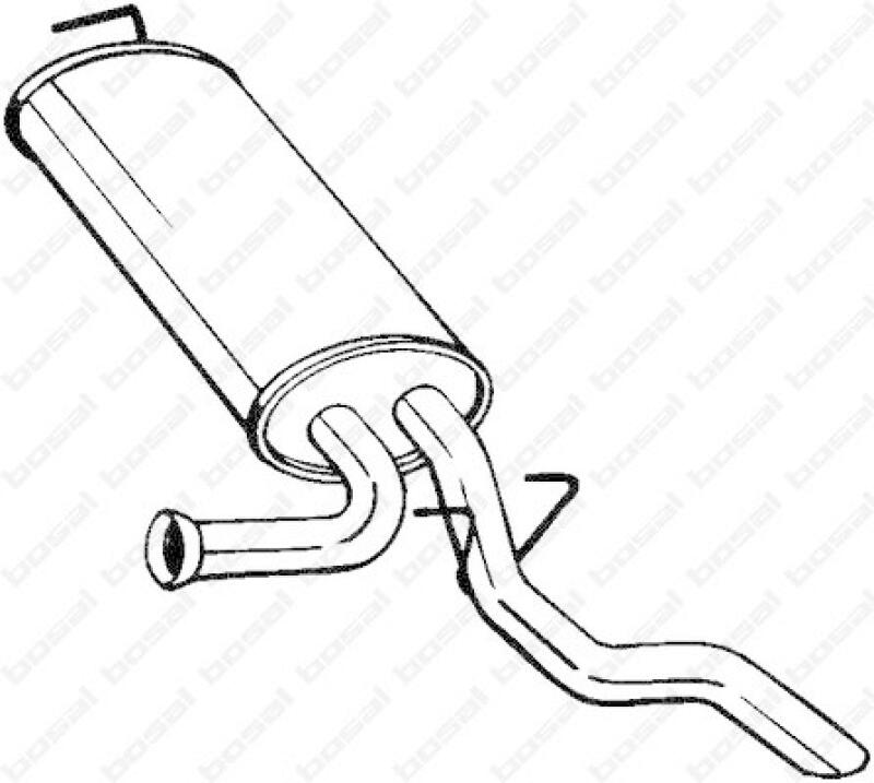 BOSAL Endschalldämpfer