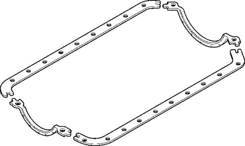 ELRING Gasket Set, wet sump