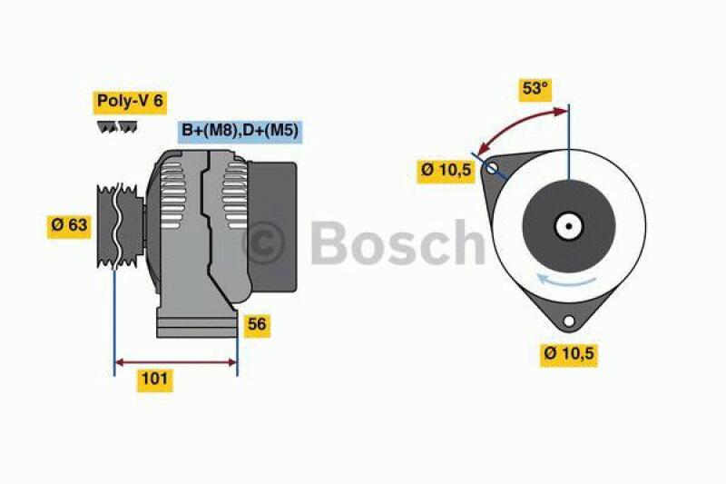 BOSCH Alternator
