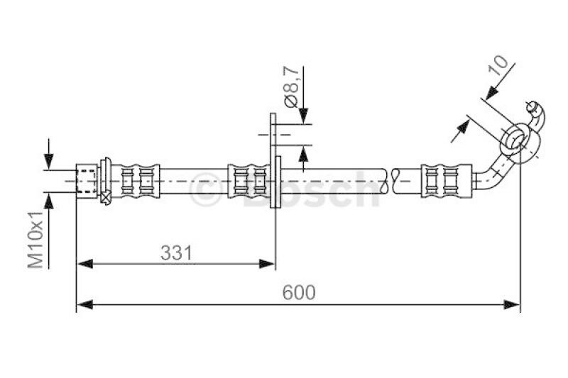 BOSCH Bremsschlauch