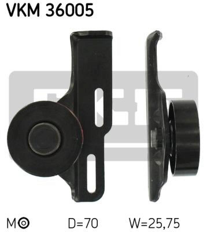SKF Tensioner Pulley, v-ribbed belt