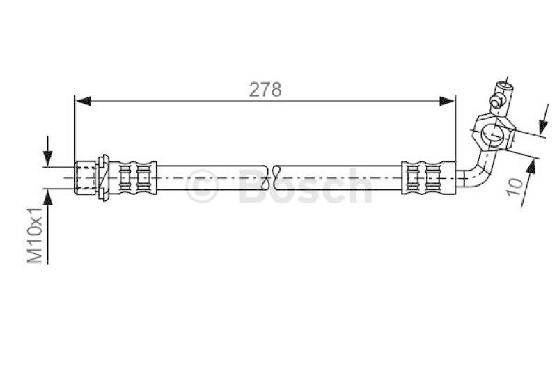 BOSCH Bremsschlauch 1 987 476 113