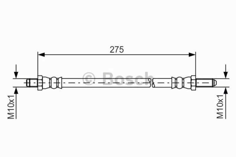 BOSCH Bremsschlauch 1 987 476 124