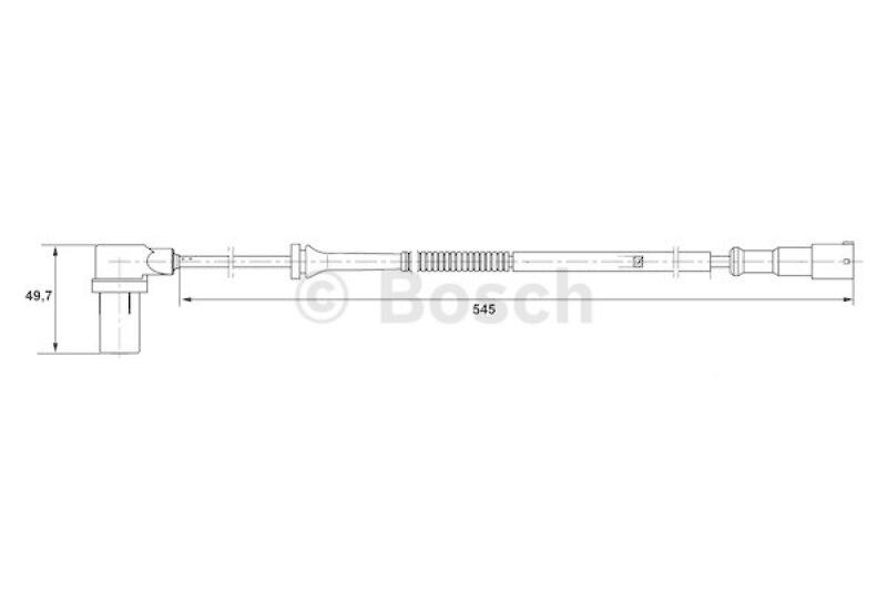 BOSCH Sensor, wheel speed