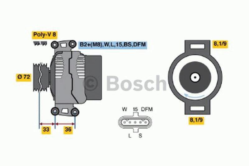 BOSCH Alternator