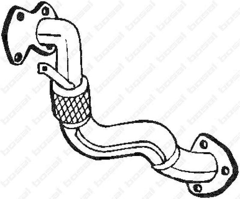 BOSAL Abgasrohr 737-259