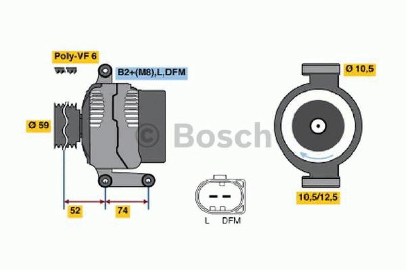 BOSCH Generator 0 986 047 910