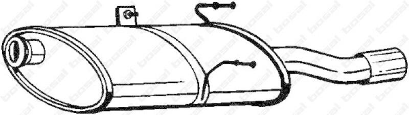 BOSAL Endschalldämpfer
