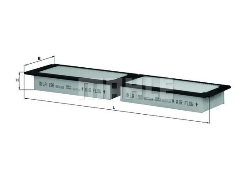 MAHLE ORIGINAL Innenraumfilter Filter Innenraumluft