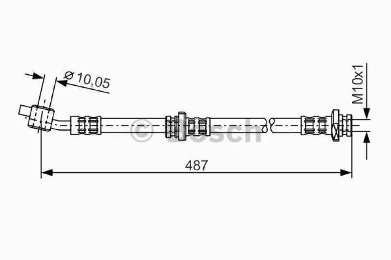 BOSCH Bremsschlauch 1 987 476 168