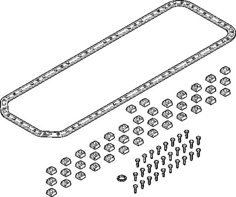 ELRING Gasket Set, wet sump