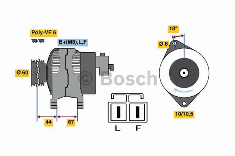 BOSCH Alternator