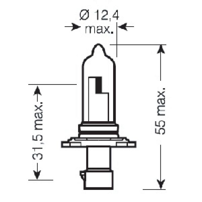 OSRAM Glühlampe, Fernscheinwerfer ORIGINAL