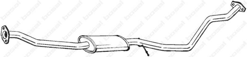 BOSAL Mittelschalld&auml;mpfer 286-103