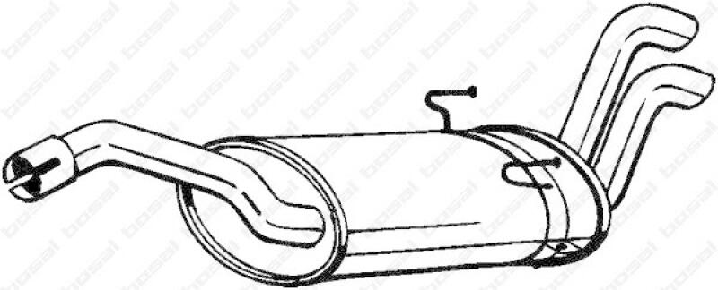 BOSAL Endschalld&auml;mpfer 135-063