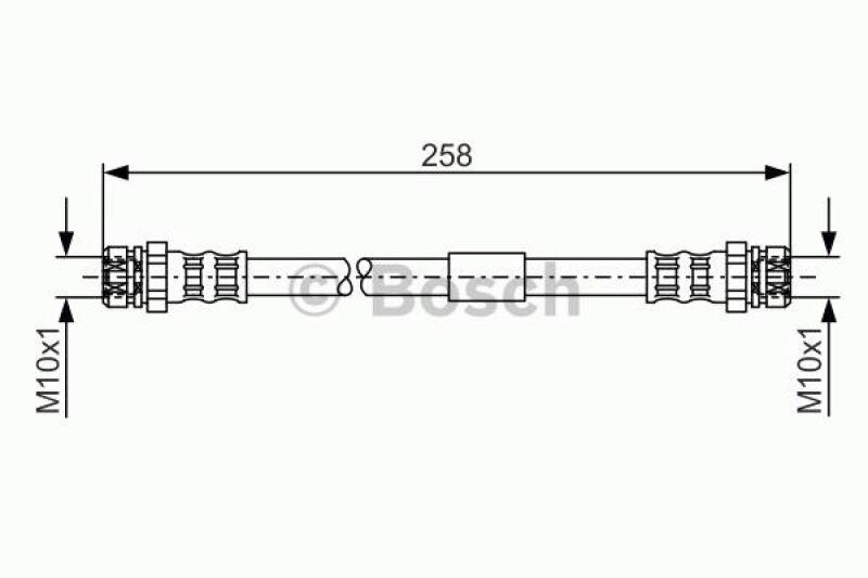 BOSCH Bremsschlauch 1 987 481 369
