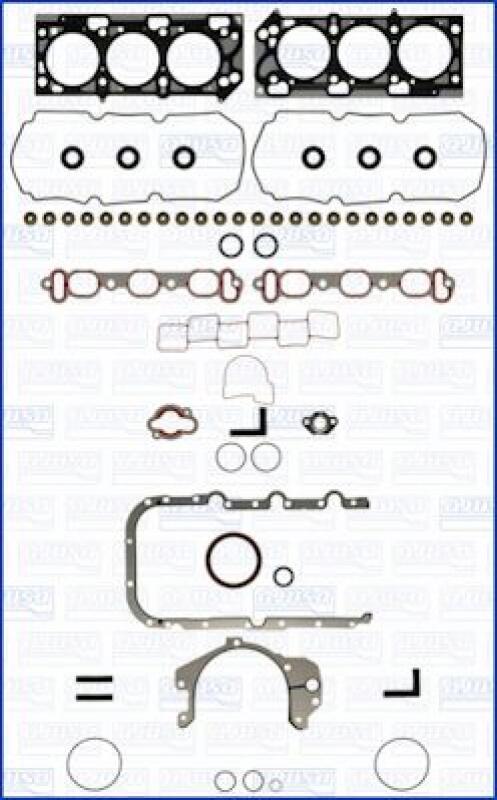 AJUSA Full Gasket Set, engine MULTILAYER STEEL