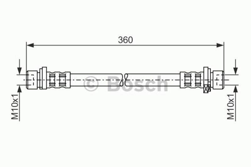 BOSCH Bremsschlauch 1 987 476 210