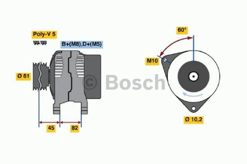 BOSCH Alternator