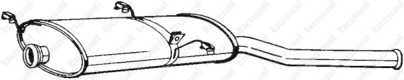 BOSAL Endschalld&auml;mpfer 135-239