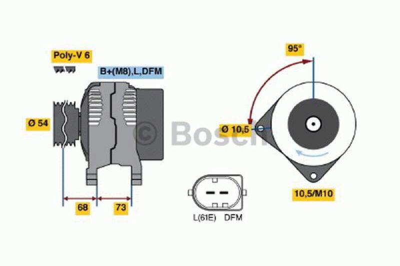 BOSCH Generator 0 986 048 921