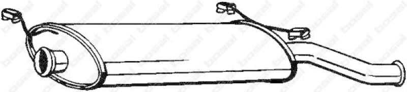 BOSAL Endschalld&auml;mpfer 135-241