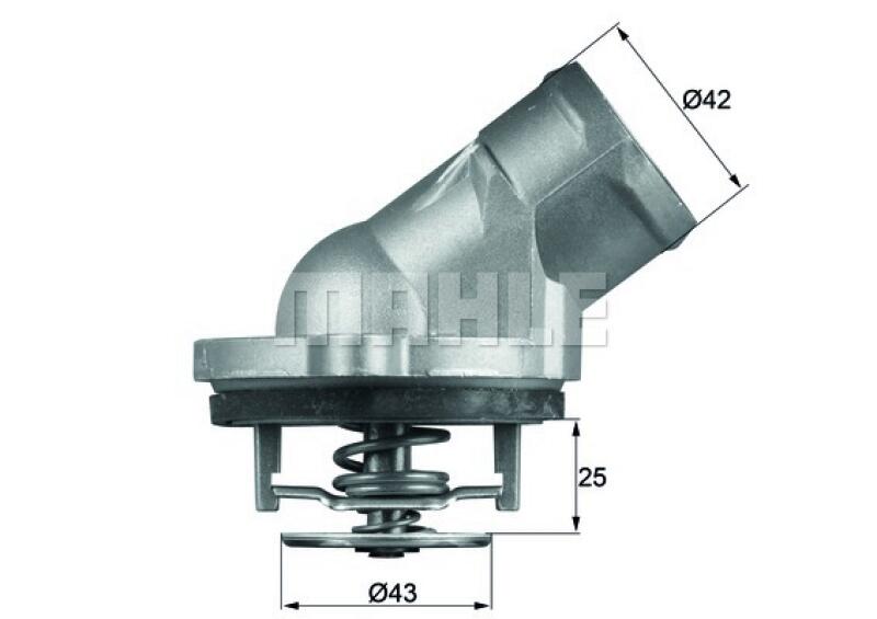 BEHR Thermostat für Kühlmittel / Kühlerthermostat