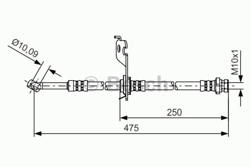 BOSCH Bremsschlauch 1 987 481 393
