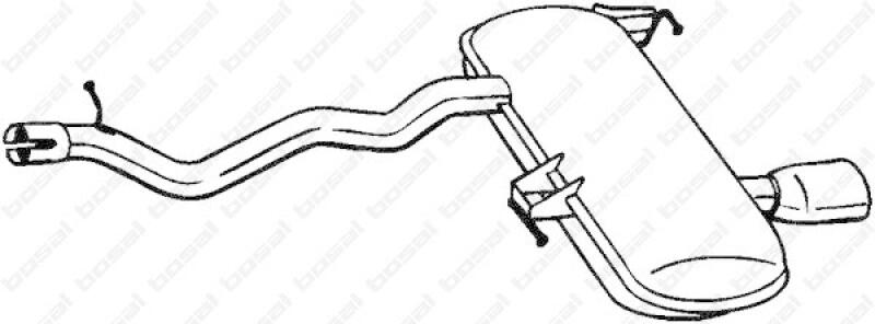 BOSAL Endschalld&auml;mpfer 279-467