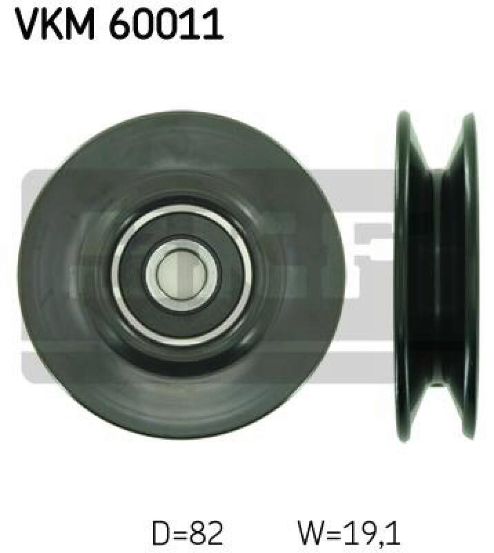 SKF Deflection/Guide Pulley, v-belt