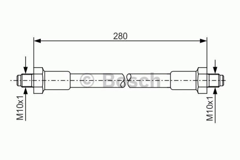 BOSCH Bremsschlauch