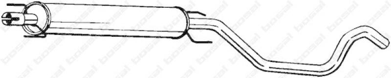 BOSAL Middle Silencer