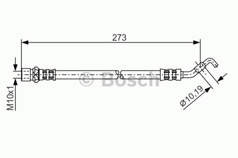 BOSCH Bremsschlauch 1 987 476 270