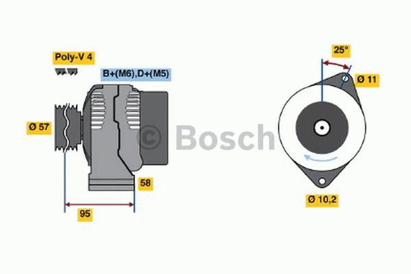 BOSCH Generator 0 986 049 131