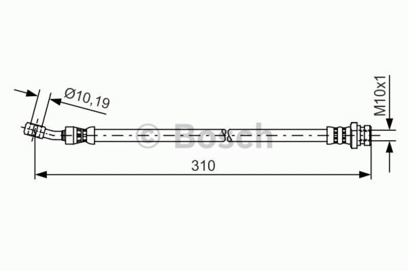 BOSCH Bremsschlauch 1 987 481 417