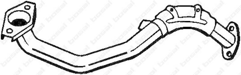 BOSAL Abgasrohr 750-159