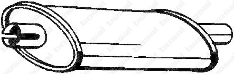 BOSAL Middle Silencer