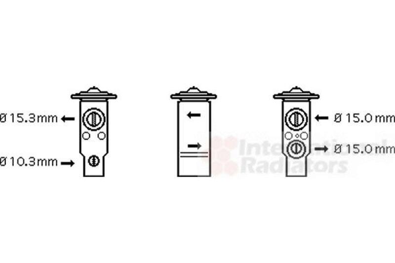 VAN WEZEL Expansionsventil, Klimaanlage